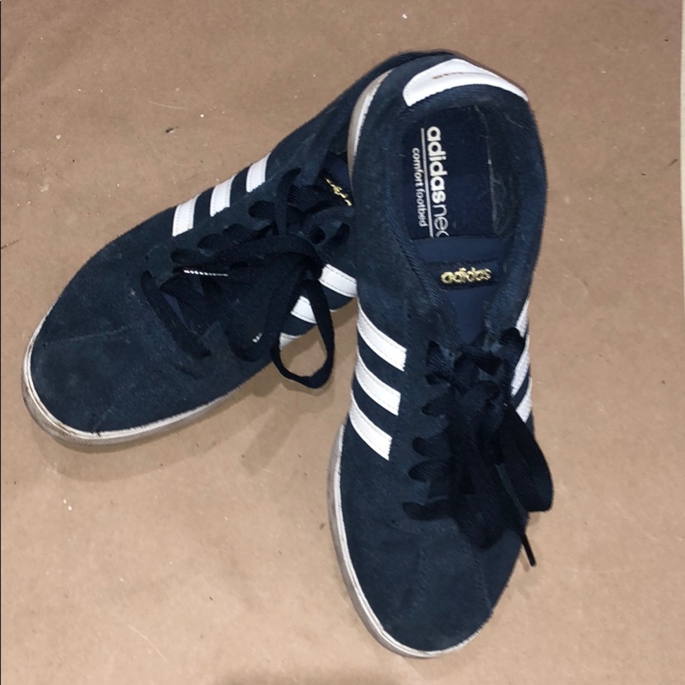 Blue adidas sneakers (comfort footbed)